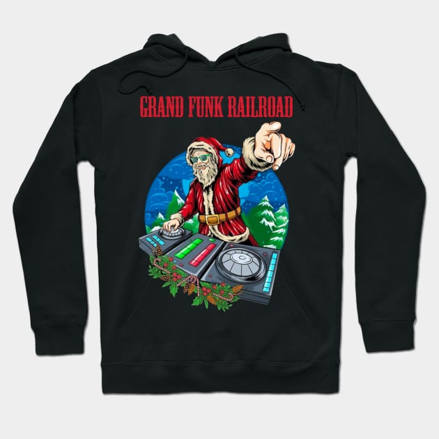 GRAND FUNK RAILROAD BAND XMAS Hoodie by a.rialrizal